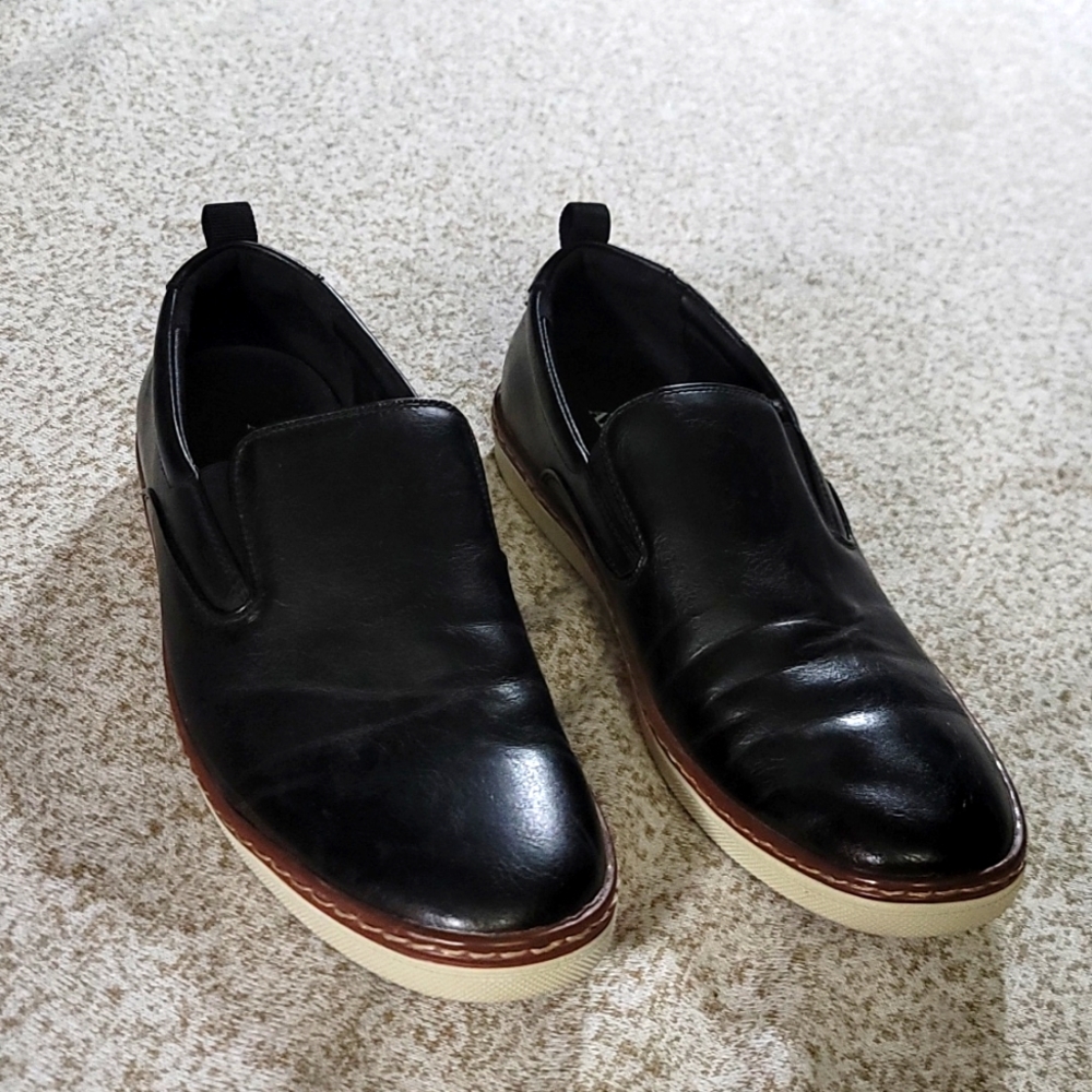 Alfani leather slip-on sneakers